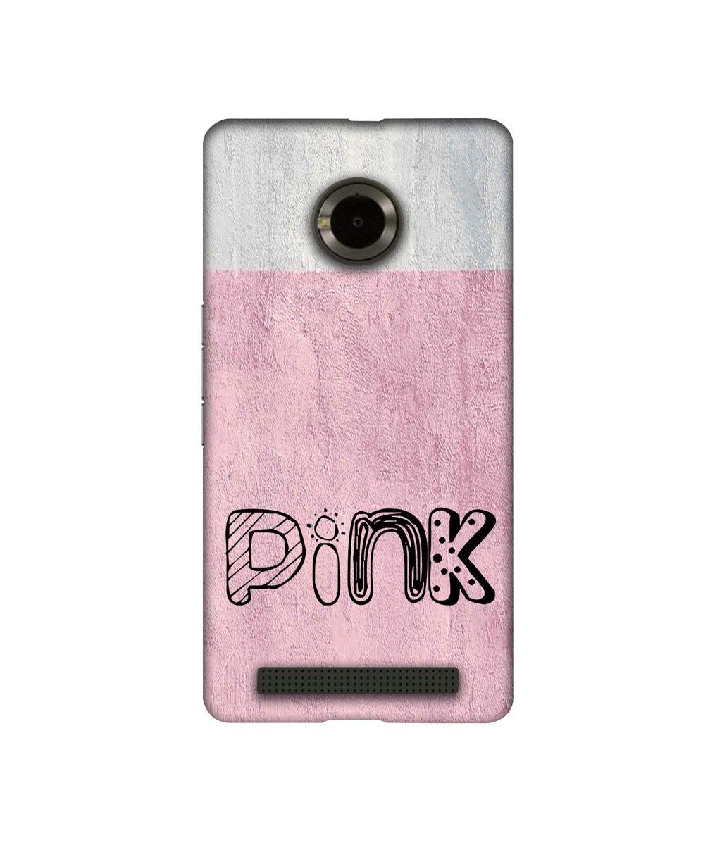 Amazon Brand - Solimo Designer Pink 3D Printed Hard Back Case Mobile Cover for Micromax YU Yuphoria AQ5010 / AO5010