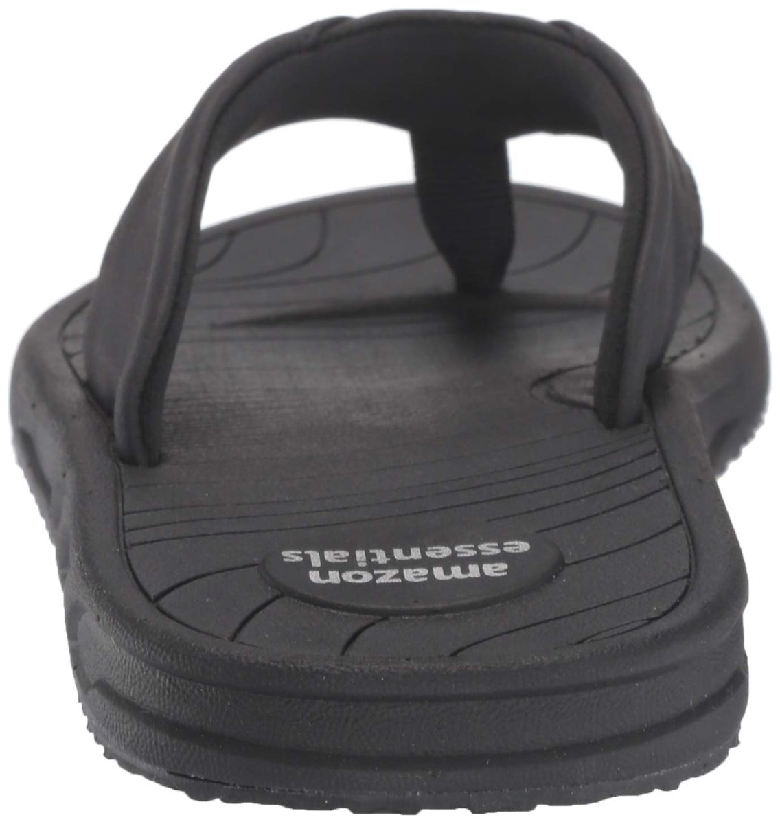 Amazon Essentials Men's Flip Flop Sandal, Black, 10 D US