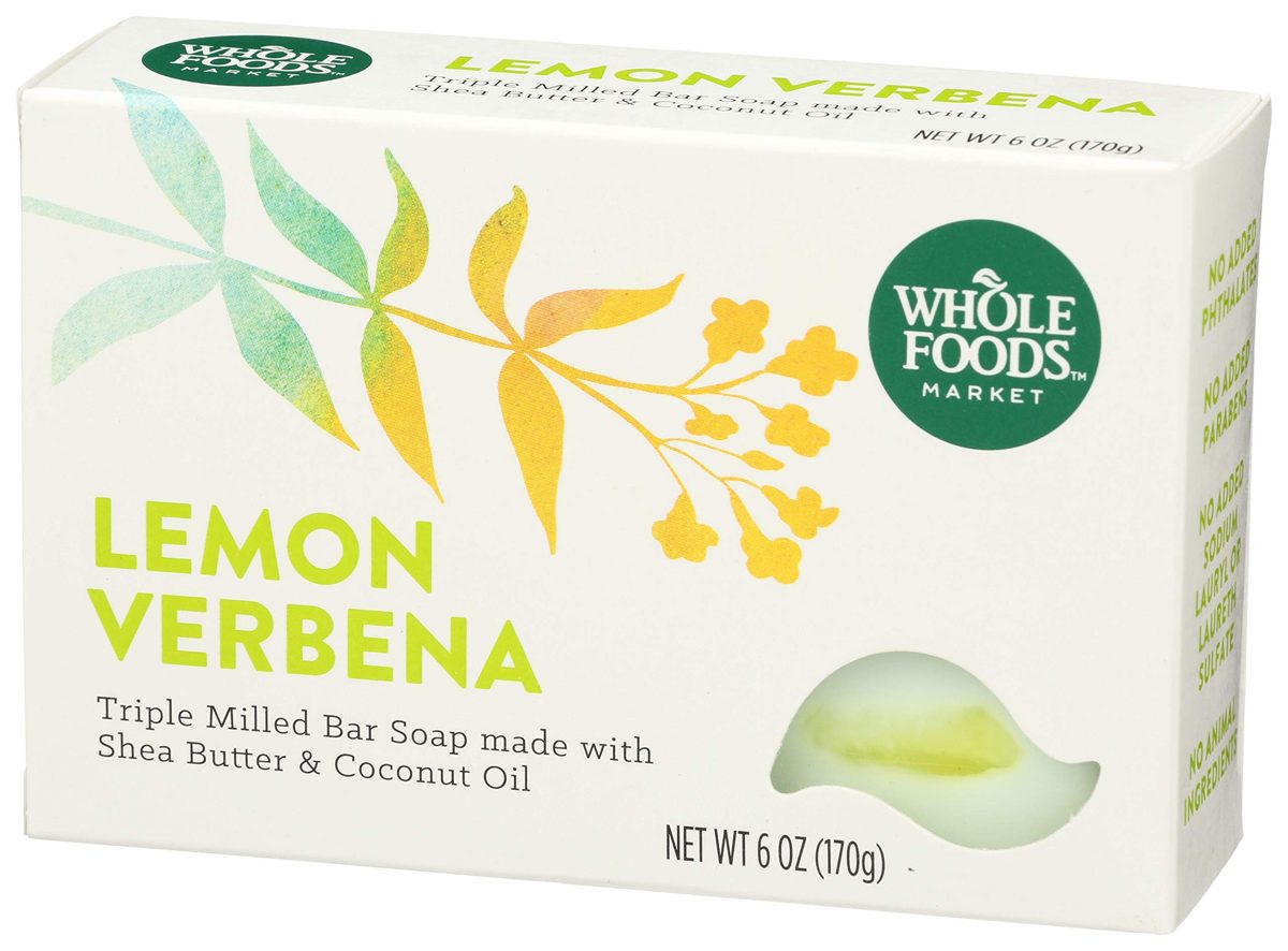 Whole Foods Market, Triple Milled Soap, Lemon Verbena, 6 oz