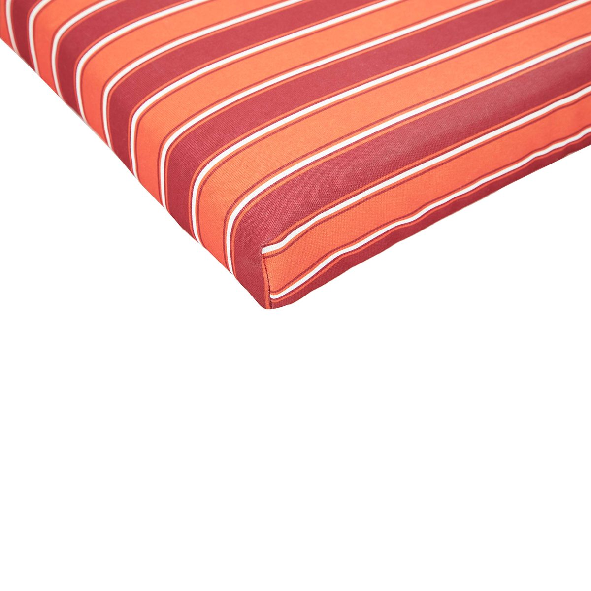 Amazon Basics Outdoor Patio Bench Cushion - 45 x 18 x 2.5 Inches, Red Stripe