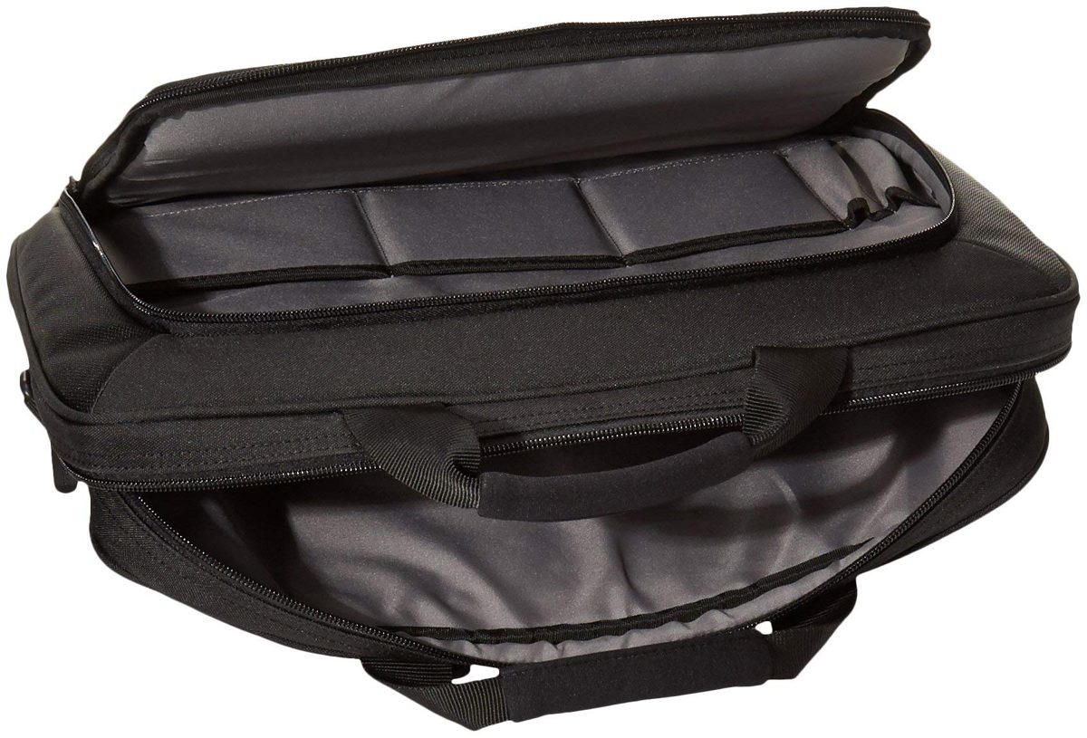 (Renewed) AmazonBasics Laptop and Tablet Case, Black, 15.6 inch