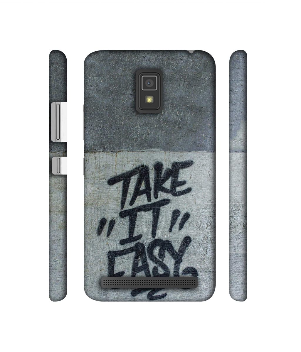 Amazon Brand - Solimo Designer Take It Easy 3D Printed Hard Back Case Mobile Cover for Lenovo A6600