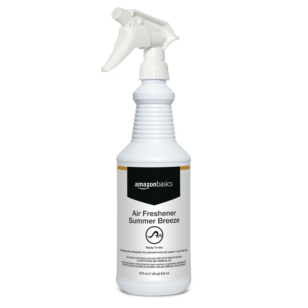 AmazonBasics Air Freshener, Summer Breeze, 32-Ounces, 6-Pack