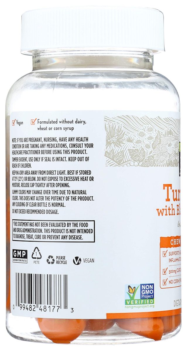 365 Everyday Value, Turmeric with Black Pepper Gummies, 60 ct