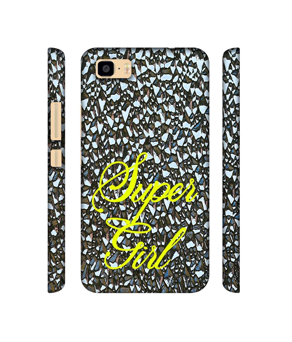 Amazon Brand - Solimo Designer Super Girl On Foil 3D Printed Hard Back Case Mobile Cover for Asus Zenfone 3S Max