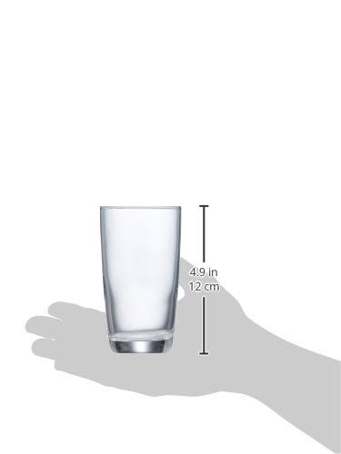 AmazonCommercial Highball Drinking Glasses, Barware Glass Tumbler, 9 oz, Set of 12