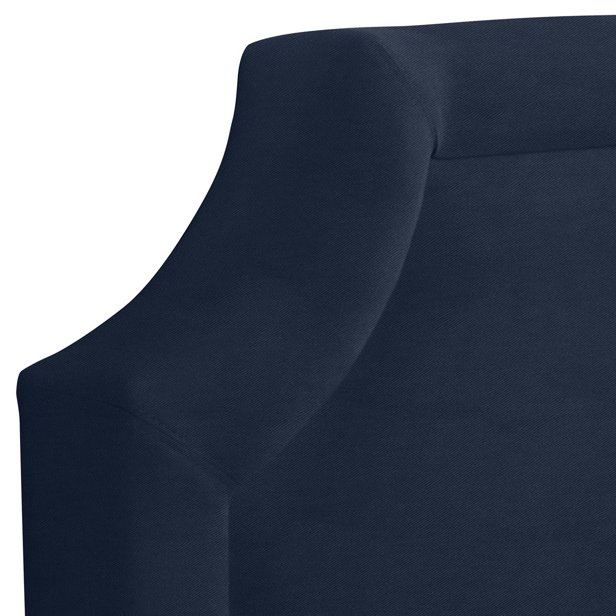 Amazon Brand – Stone & Beam Bridgewater Scalloped King Headboard, 88"W, Spinnsol Indigo
