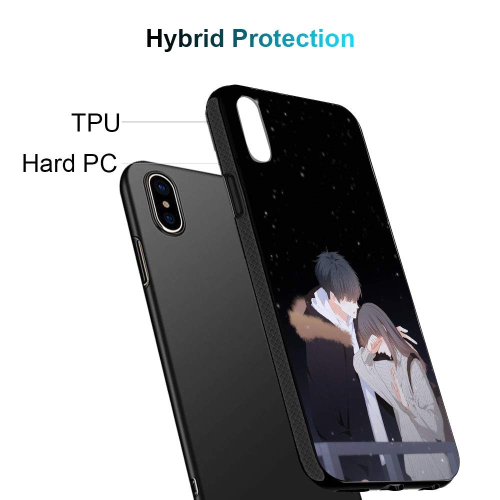 Amazon Brand - Solimo Designer Star Printed Hard Back Case Mobile Cover for Apple iPhone X/Xs (D1250)