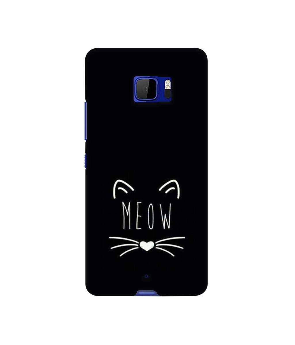 Amazon Brand - Solimo Designer Meow 3D Printed Hard Back Case Mobile Cover for HTC U Ultra