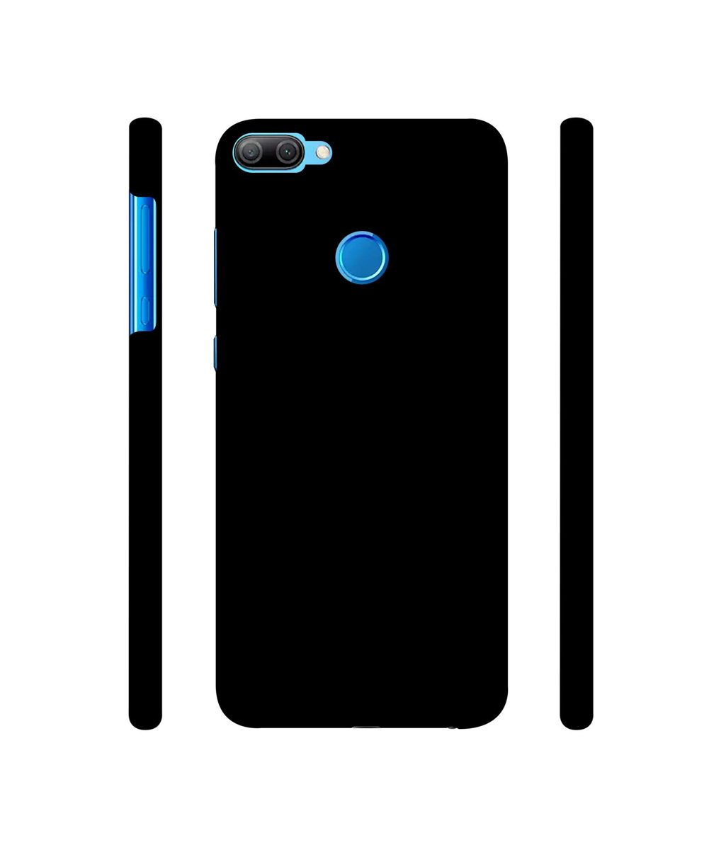 Amazon Brand - Solimo Designer Solid Black 3D Printed Hard Back Case Mobile Cover for Honor 9N