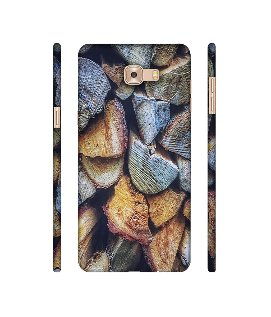 Amazon Brand - Solimo Designer Wooden Blocks Texture 3D Printed Hard Back Case Mobile Cover for Samsung Galaxy C9 Pro