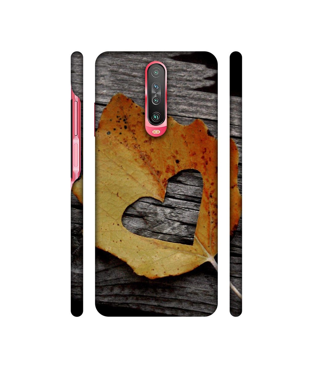 Amazon Brand - Solimo Designer Leaf with Heart Cut 3D Printed Hard Back Case Mobile Cover for Poco X2 / Mi Redmi K30
