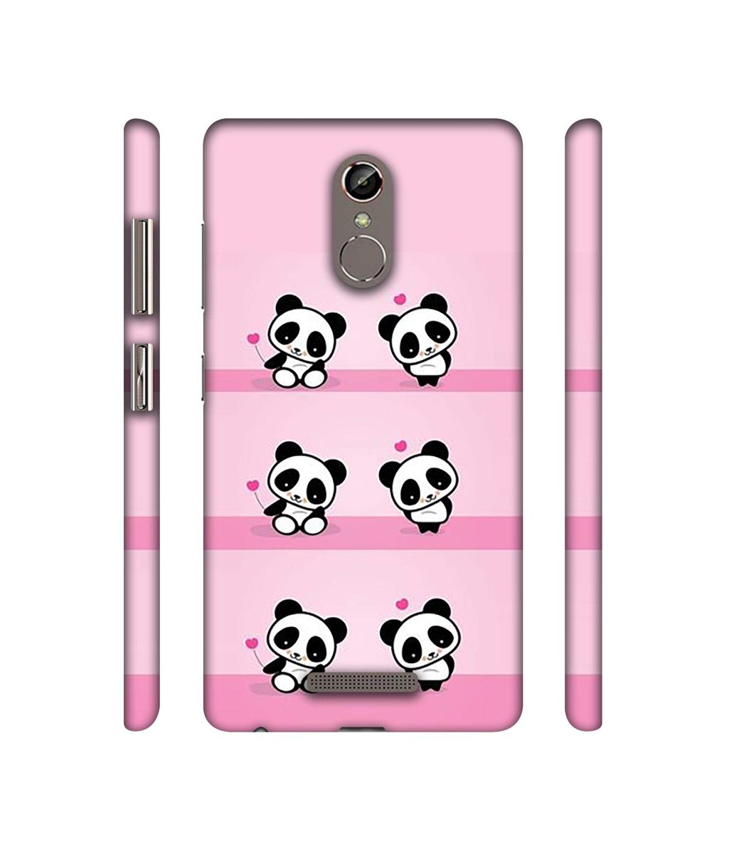 Amazon Brand - Solimo Designer Panda Pattern 3D Printed Hard Back Case Mobile Cover for Gionee S6s