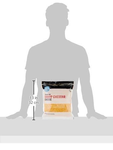 Amazon Brand - Happy Belly Shredded Sharp Cheddar, 32 Ounce