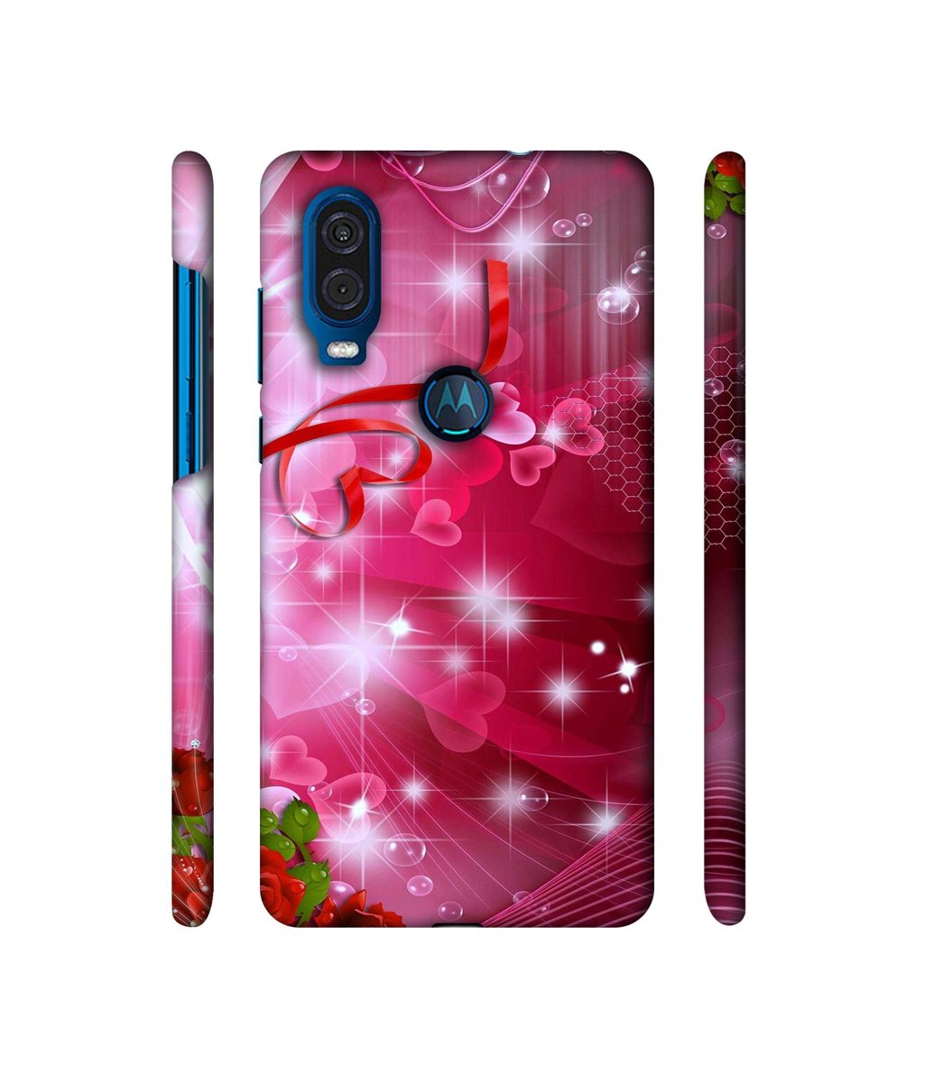 Amazon Brand - Solimo Designer Love 3D Printed Hard Back Case Mobile Cover for Motorola One Vision