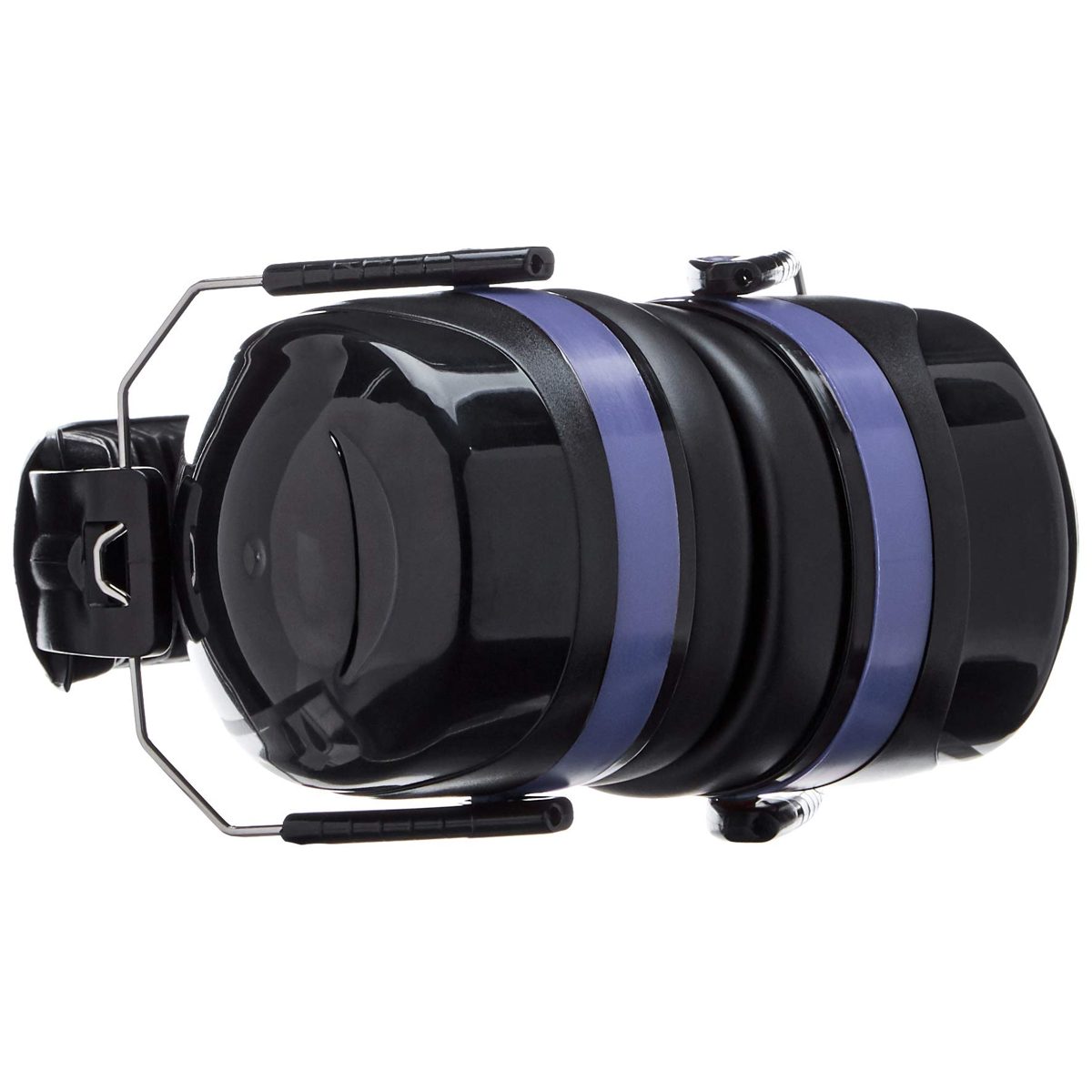 AmazonBasics Shooting Ear Muffs in Black and Blue and Shooting Safety Glasses in Clear Lens and Smoke Lens