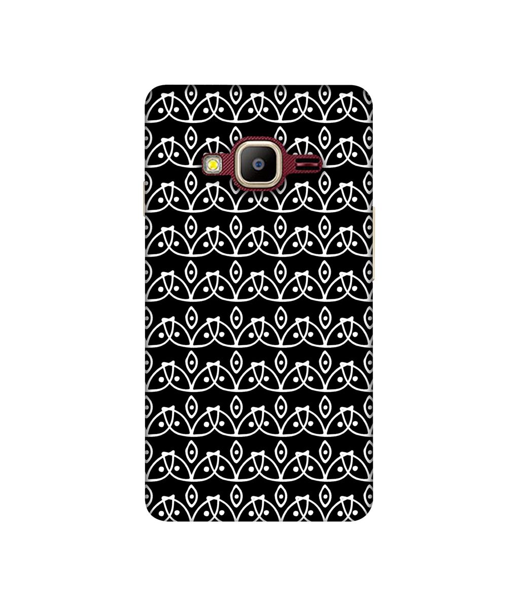 Amazon Brand - Solimo Designer White Flowers Pattern 3D Printed Hard Back Case Mobile Cover for Samsung Z2