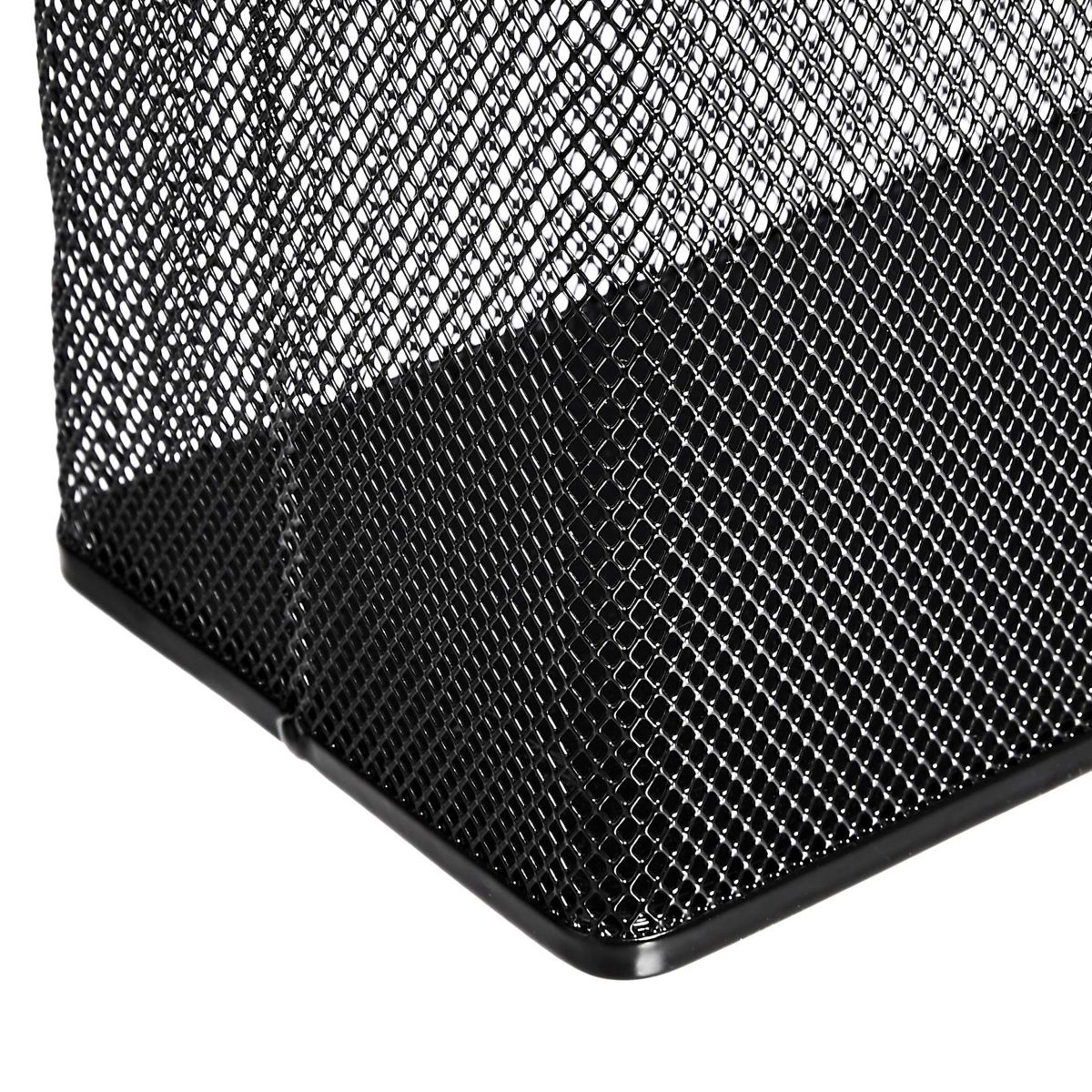 AmazonBasics Mesh Steel Desktop Hanging File Holder, Black (Renewed)