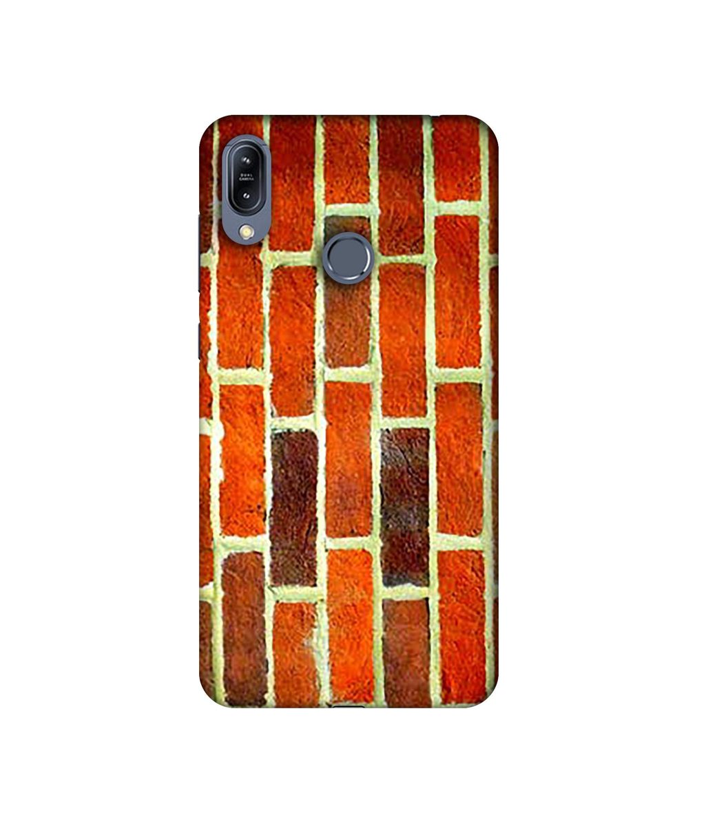 Amazon Brand - Solimo Designer Brick Texture 3D Printed Hard Back Case Mobile Cover for Asus Zenfone Max (M2) ZB633KL