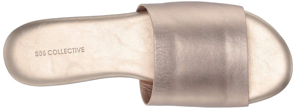Amazon Brand - 206 Collective Women's Honn Leather Sal, Champagne Meic, 8.5 B US