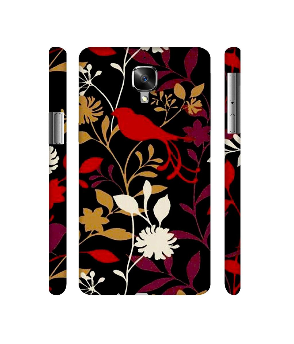 Amazon Brand - Solimo Designer Flower Bunch Pain On Cloth 3D Printed Hard Back Case Mobile Cover for OnePlus 3 / OnePlus 3T