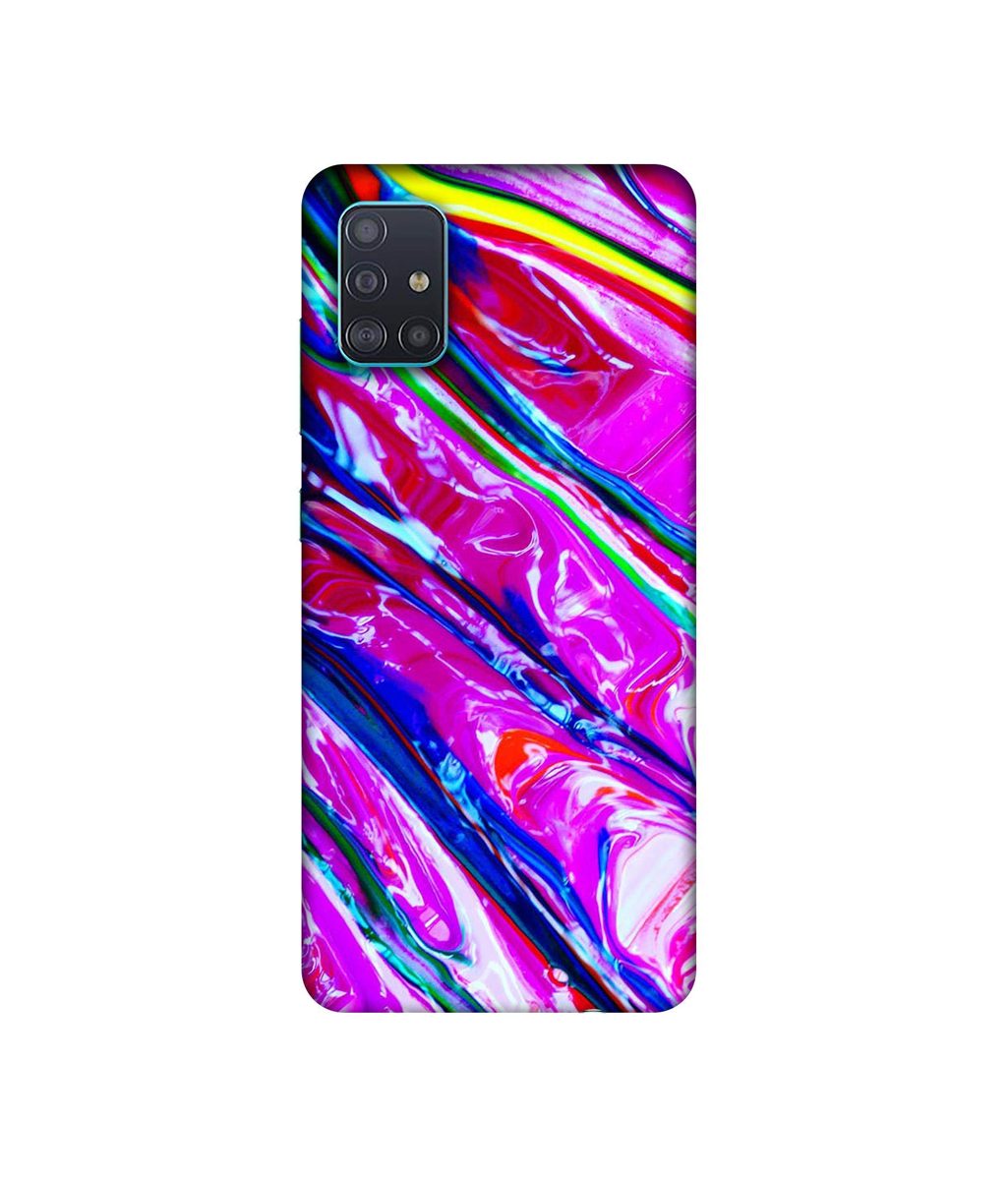 Amazon Brand - Solimo Designer Oil Color 3D Printed Hard Back Case Mobile Cover for Samsung Galaxy A51