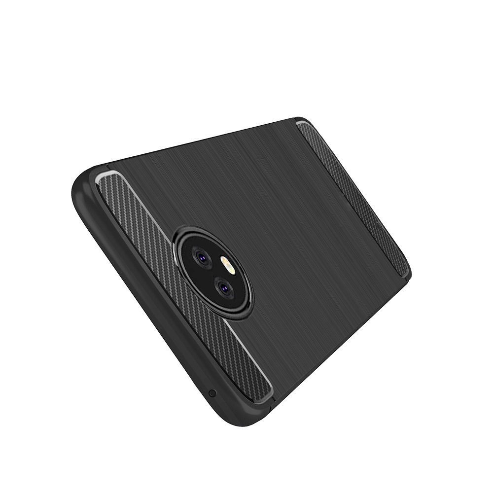 Amazon Brand - Solimo Protective Mobile Cover (Soft & Flexible Back Case) for Moto G6 (Black)