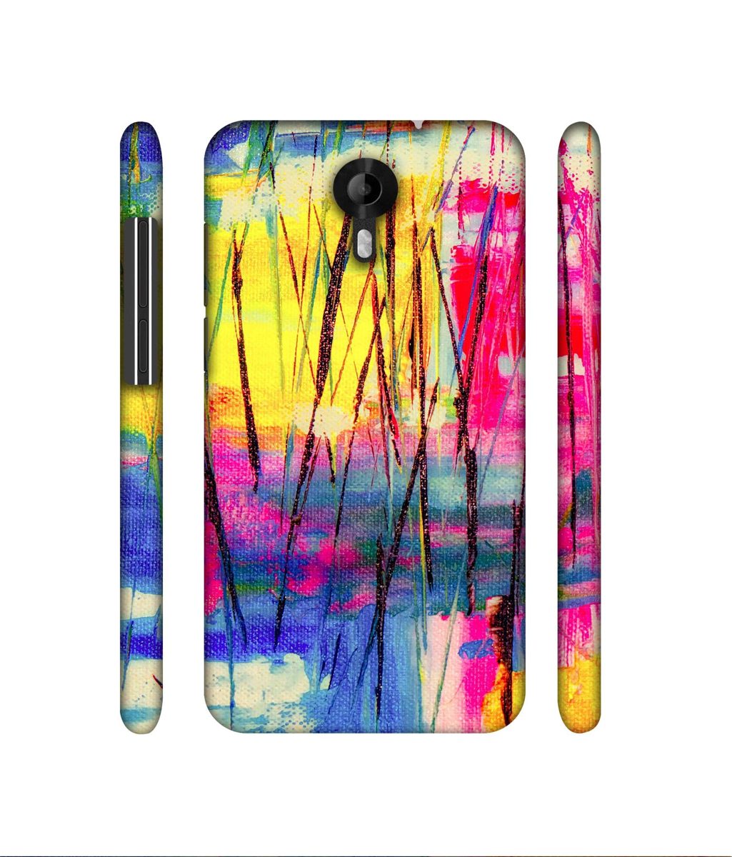 Amazon Brand - Solimo Designer Color Texture 3D Printed Hard Back Case Mobile Cover for Micromax Canvas Nitro 4G E455