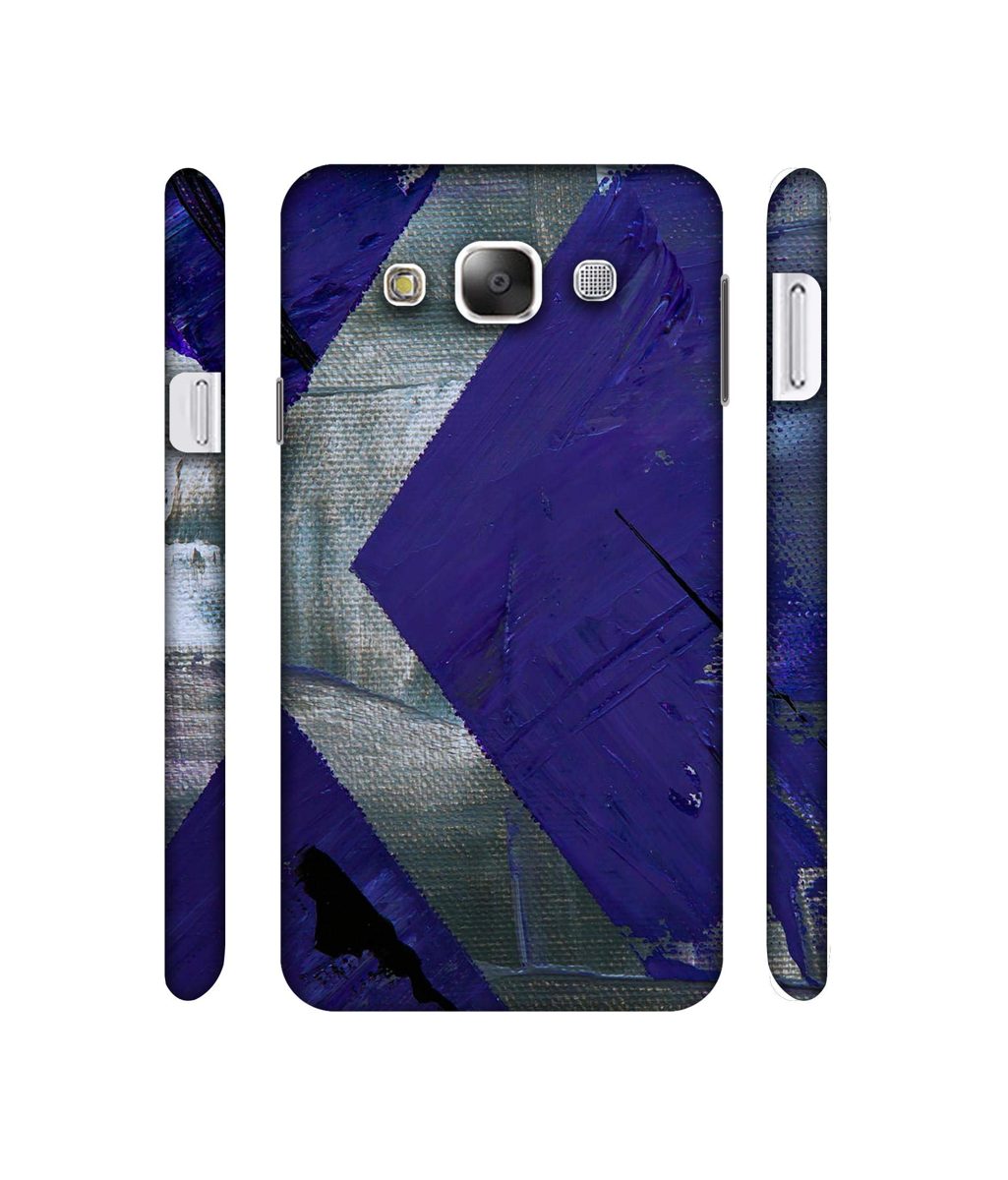 Amazon Brand - Solimo Designer Purple and Gray Texture 3D Printed Hard Back Case Mobile Cover for Samsung Galaxy E5