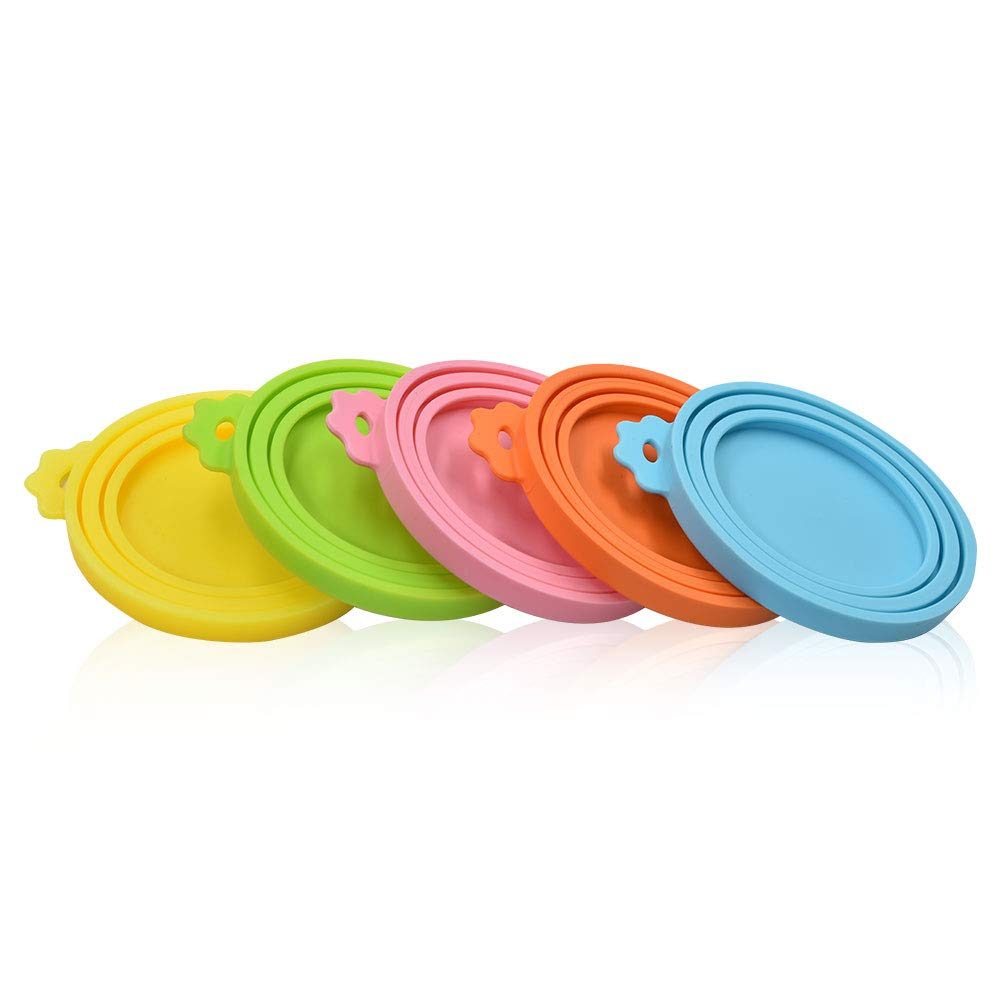 UMI. Essentials Can Covers Universal Silicone Can Lids for Pet Food Cans Fits Most Standard Size Dog and Cat Can Tops BPA Free