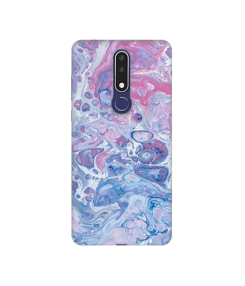 Amazon Brand - Solimo Designer Oil Paint on Marble 3D Printed Hard Back Case Mobile Cover for Nokia 3.1 Plus