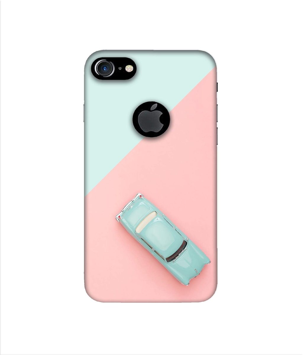 Amazon Brand - Solimo Designer Toy Car 3D Printed Hard Back Case Mobile Cover for Apple iPhone 7 (with Logo Cut)