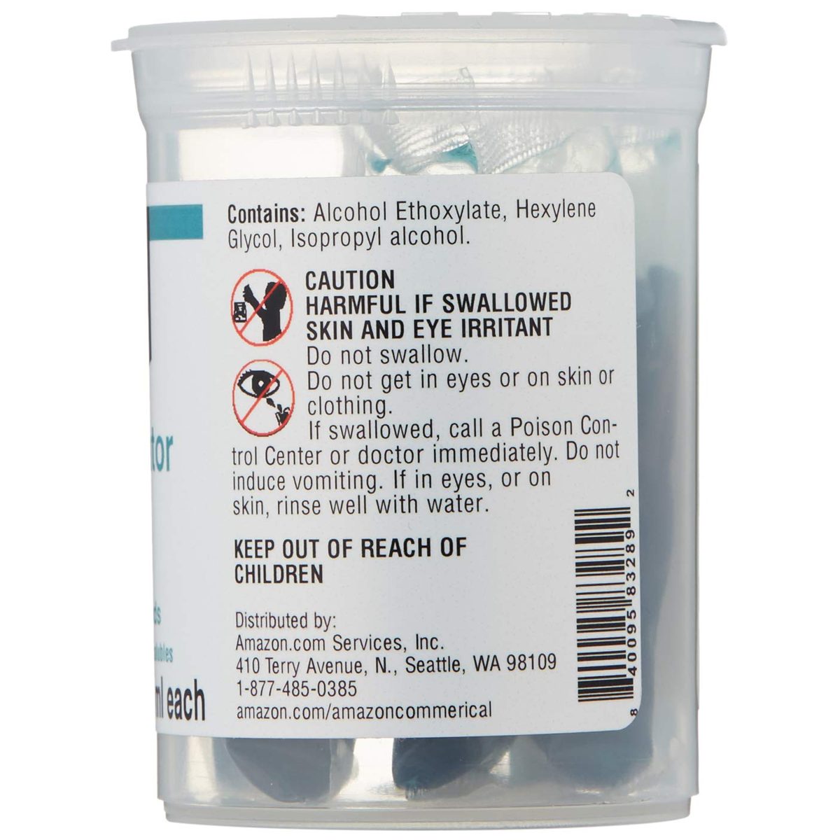 AmazonBasics Dissolvable Odor Eliminator Refill Vial - 3 Pacs