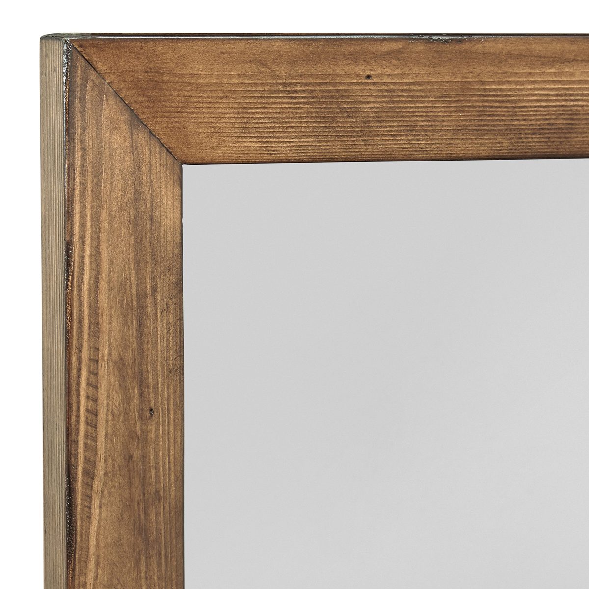 Amazon Brand – Stone & Beam Bateman Casual Mirror Wood Frame, 41"H, Brown