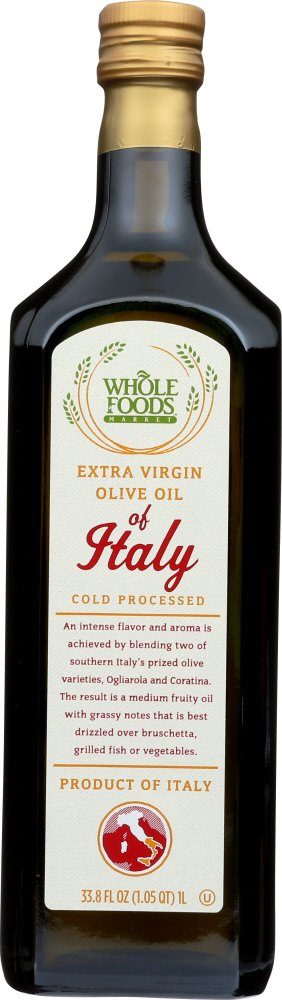 Whole Foods Market, Extra Virgin Olive Oil of Sicily, 33.8 fl oz