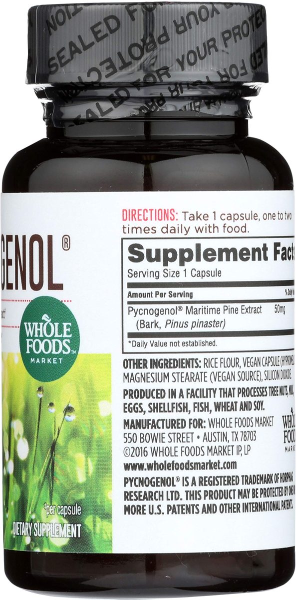 Whole Foods Market, Pycnogenol, 30 ct