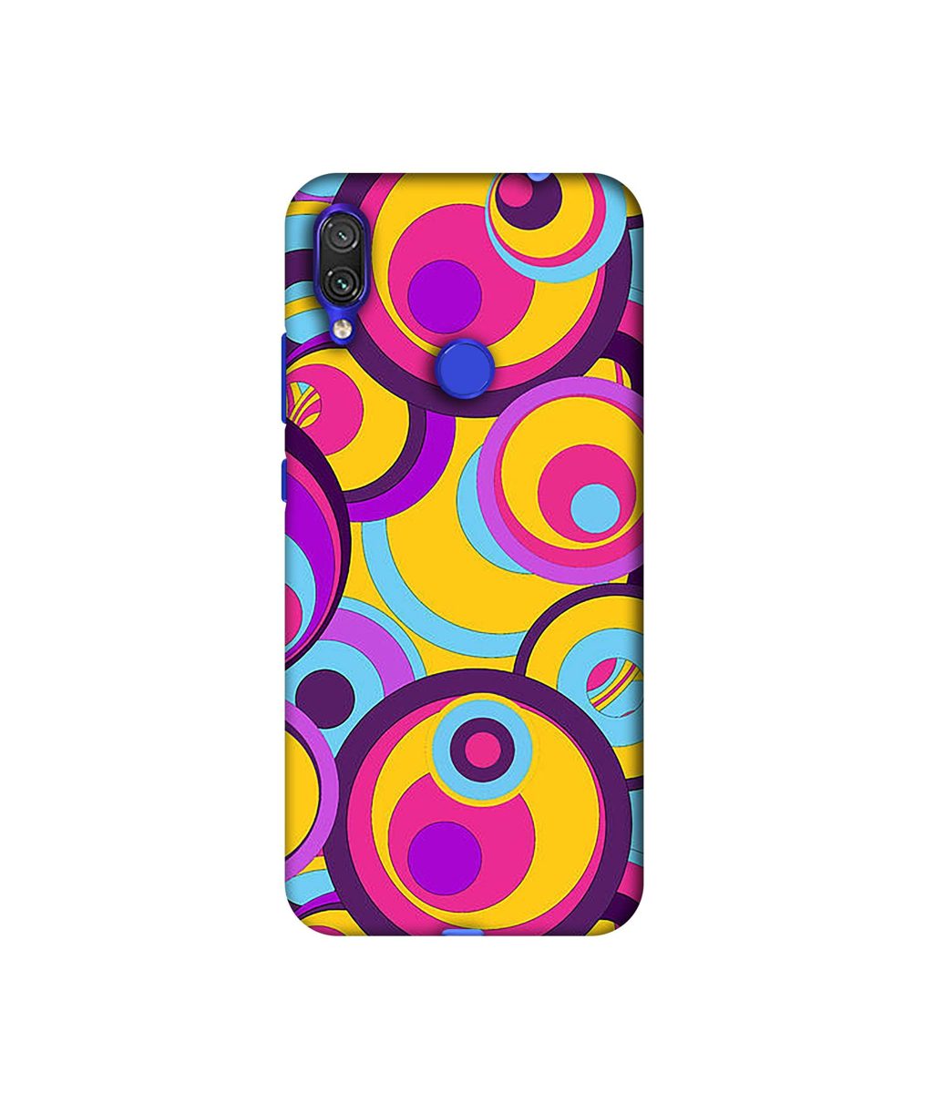 Amazon Brand - Solimo Designer Multicolor Circle 3D Printed Hard Back Case Mobile Cover for Xiaomi Redmi Note 7 Pro