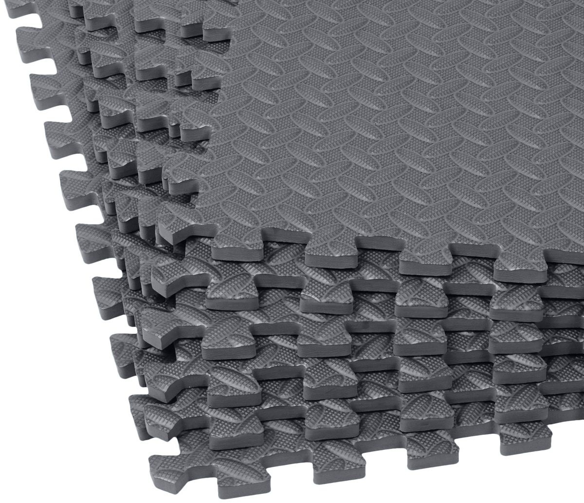 AmazonBasics Eva Puzzle Exercise Mat Grey