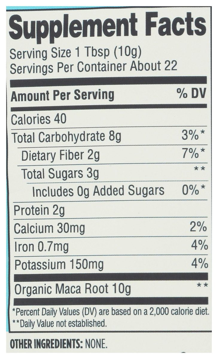 365 BY WFM Organic Raw Maca Powder, 8 OZ