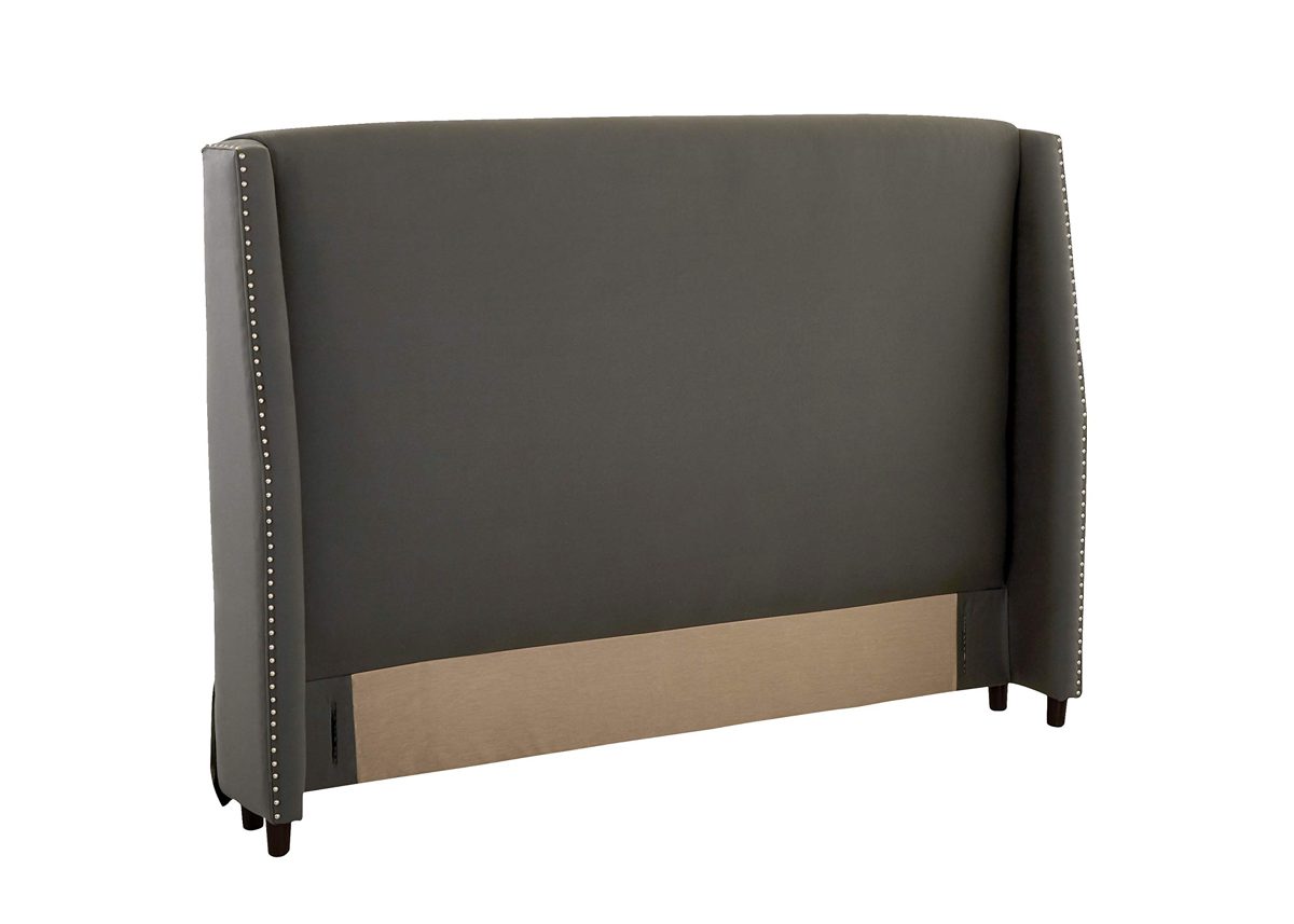 Stone & Beam Merrill Full Headboard with Decorative Nailhead Trim, 69"W, Iron
