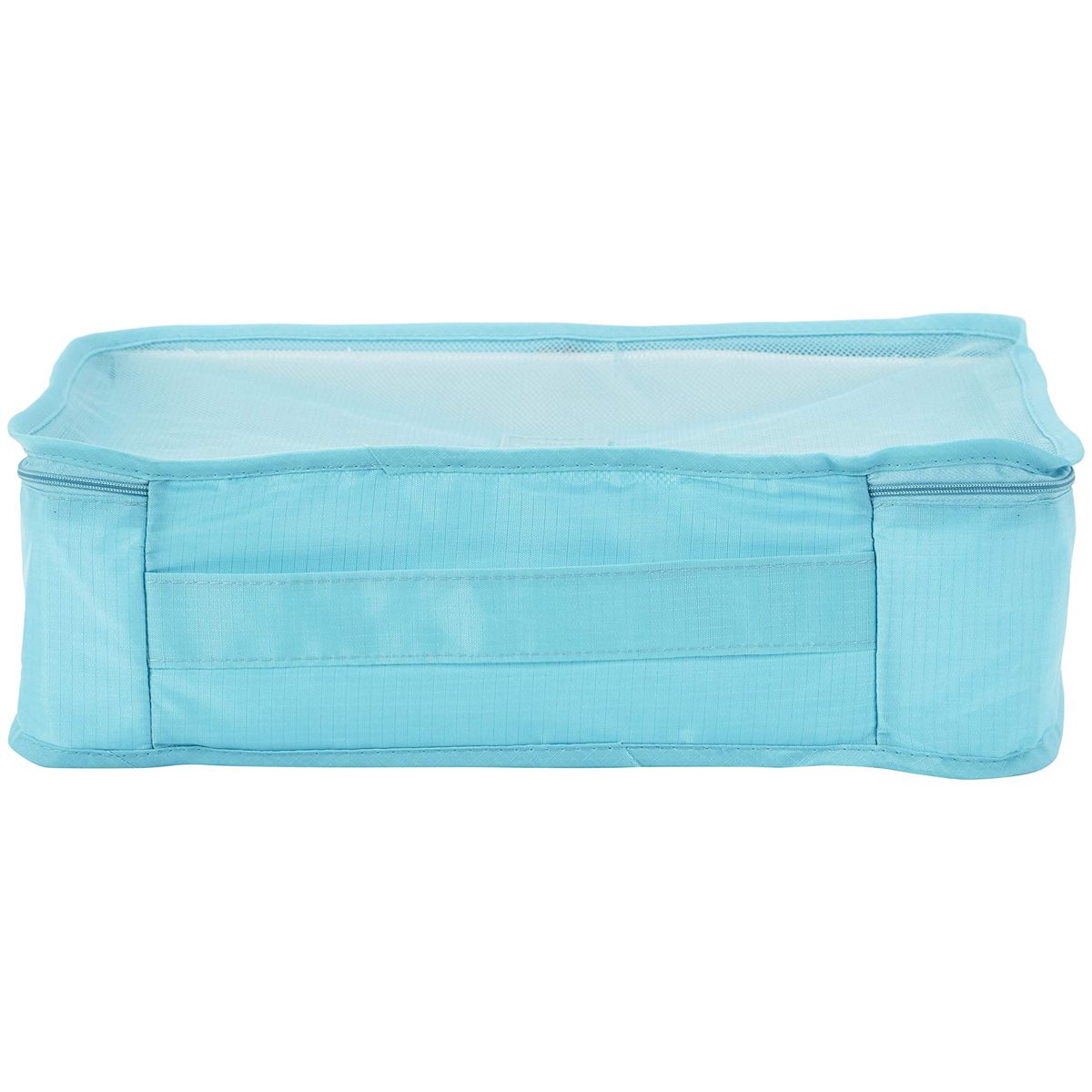 Amazon Brand - Solimo 6 Piece Fabric Travel Organiser,Â Light Blue