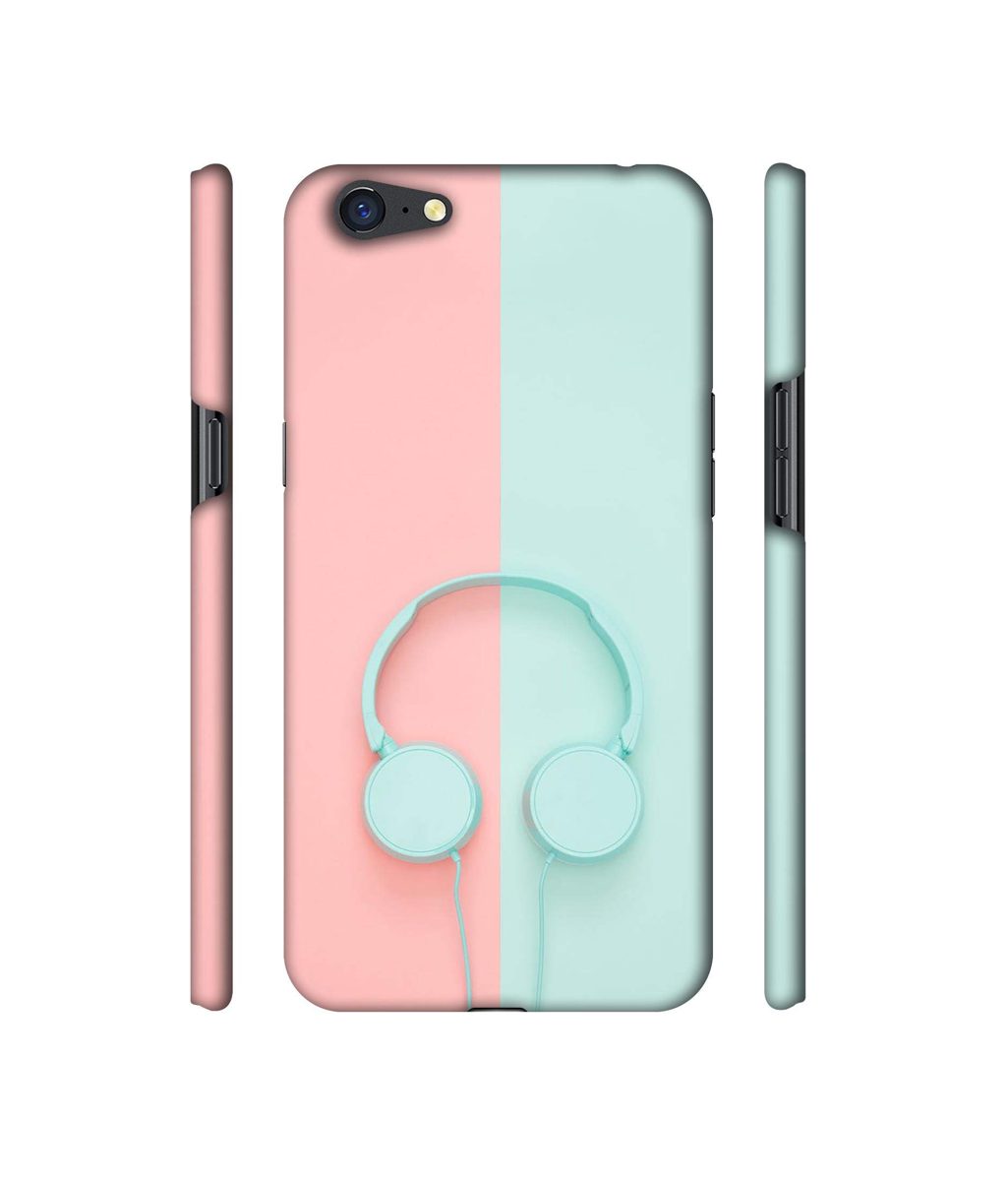 Amazon Brand - Solimo Designer Head Phone 3D Printed Hard Back Case Mobile Cover for Oppo A71