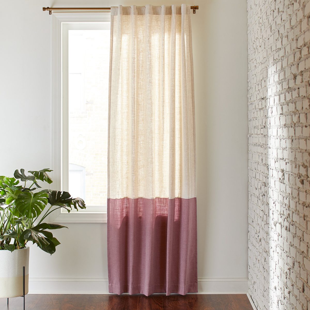 Rivet Cronos Unlined Curtain