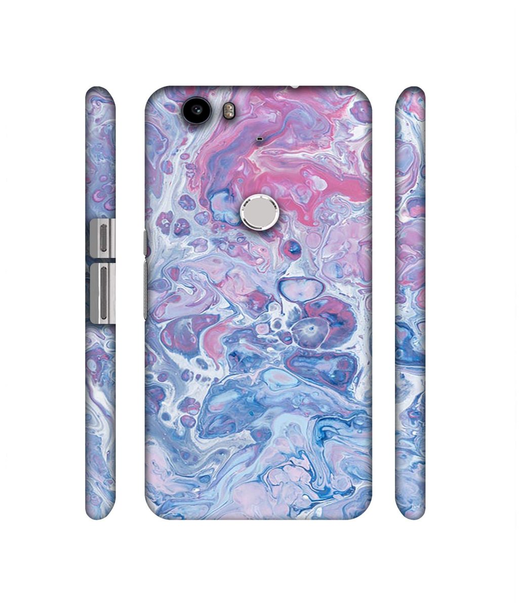 Amazon Brand - Solimo Designer Oil Paint on Marble 3D Printed Hard Back Case Mobile Cover for Nexus 6P