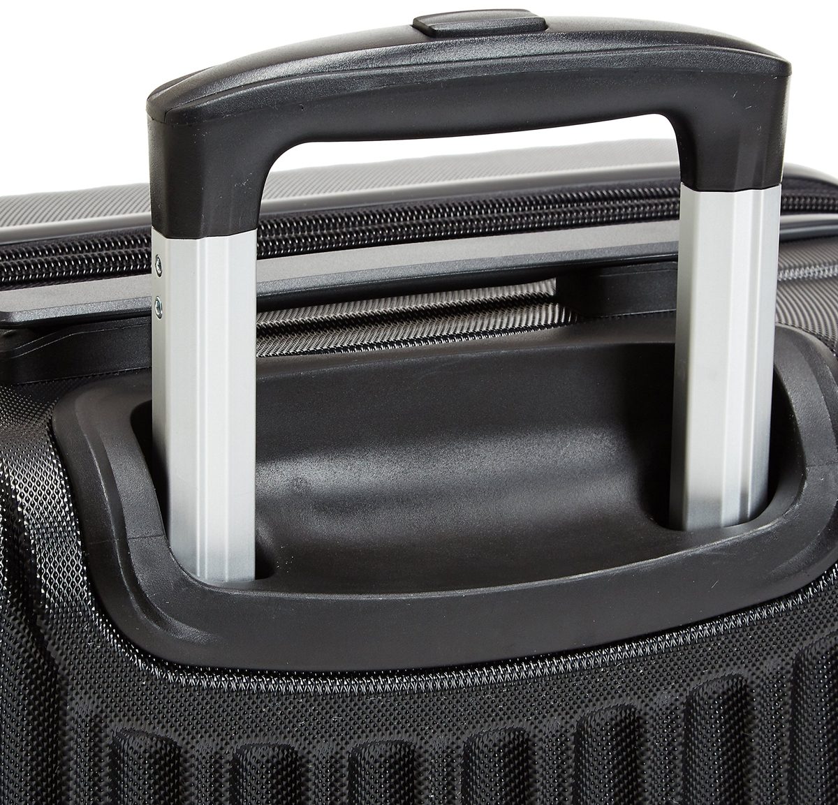 AmazonBasics Hardside Spinner Luggage - 20-Inch, Carbon Black