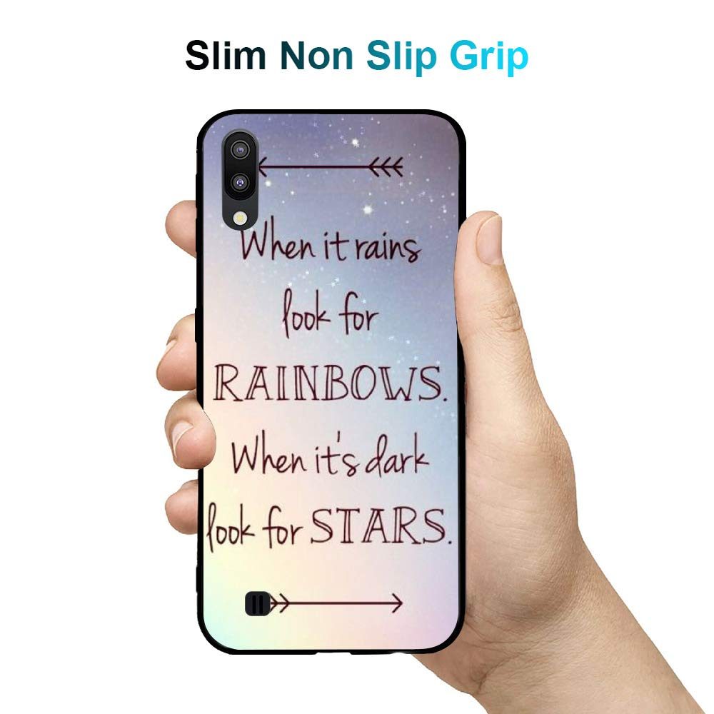 Amazon Brand - Solimo Designer Rainbow Printed Hard Back Case Mobile Cover for Samsung Galaxy M10 (D1237)