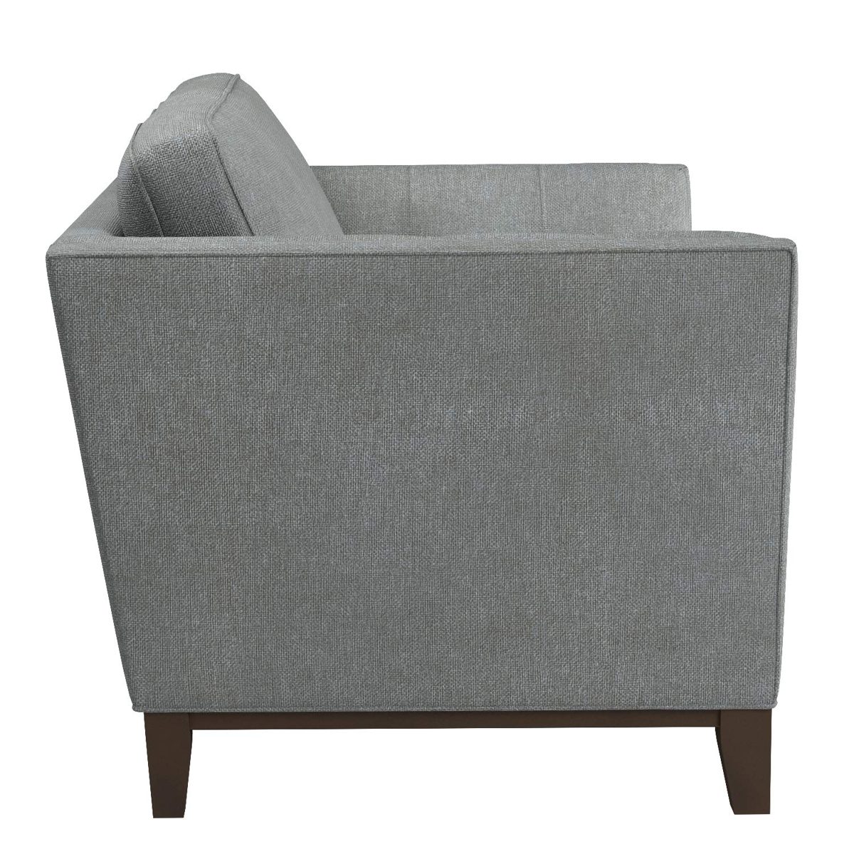 Amazon Brand – Stone & Beam Lyon Upholstered Chair-and-a-Half, 55"W, Steel