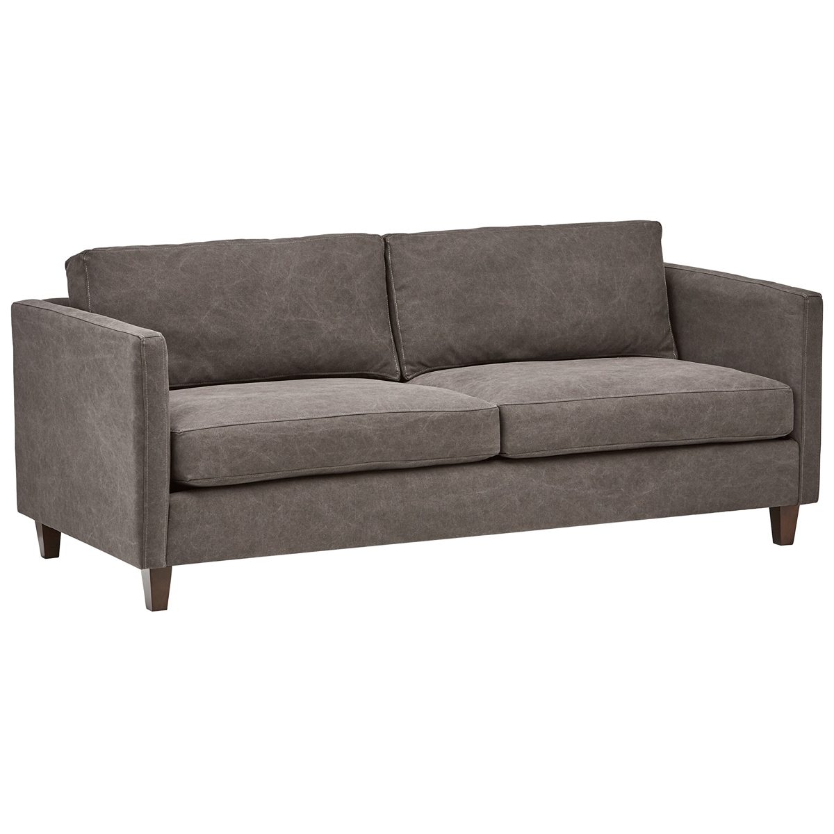 Amazon Brand – Stone & Beam Andover Modern Sofa Couch, 78"W, Pewter