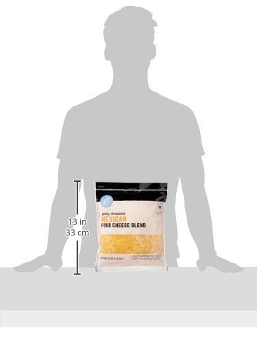Amazon Brand - Happy Belly Shredded Mexican Four Cheese Blend, 32 Ounce