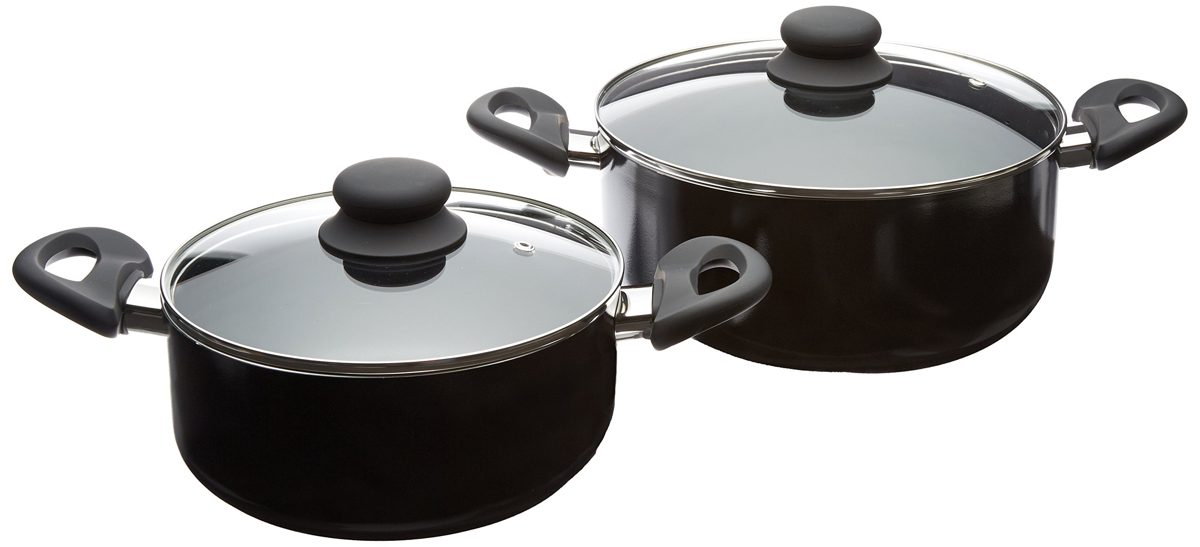 Amazon Basics 焦getuki Prevention POTS AND PANS SET OF 10